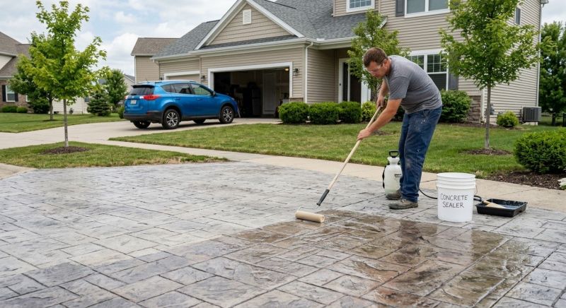 Concrete Driveway Sealing in Redmond, WA