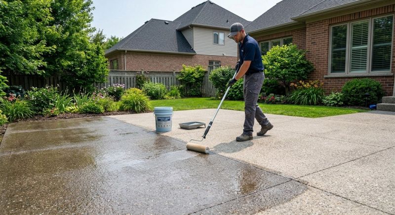 Concrete Patio Sealing in Gig Harbor, WA